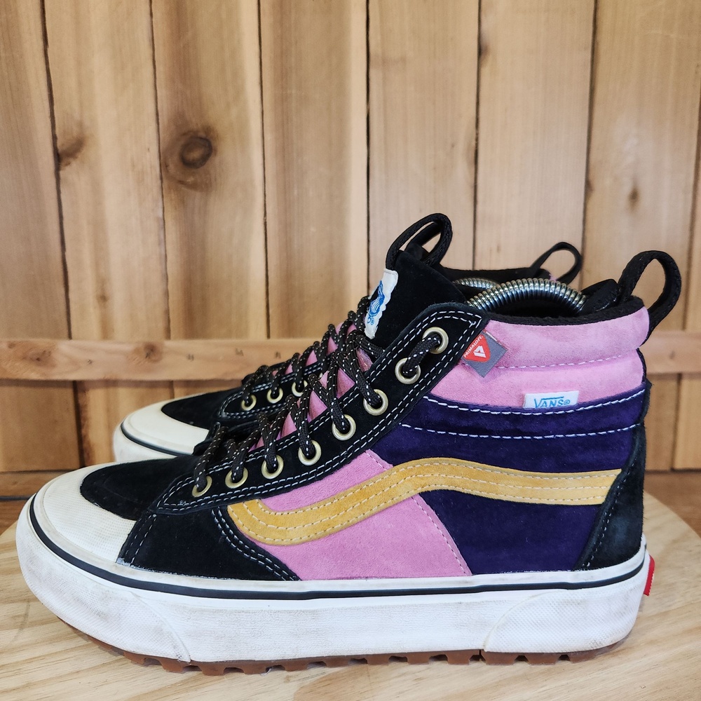 Vans Sk8-Hi MTE-2 Shoes Womens 9 Multicolor Suede Waterproof High Top Sneakers